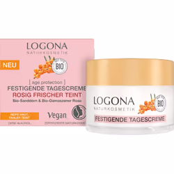 LOGONA J0201700, Crème de jour, Femmes, Visage, Anti-âge, Raffermissant, Hydratant, Pot, Alcool