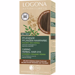 LOGONA Herbal Hair Dye couleur de cheveux Marron 100 g