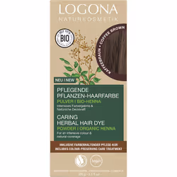 LOGONA Herbal Hair Dye, Marron, dark brown, Femmes, 100 g, Tous types de cheveux, Maintien de la couleur, Nourrissant, Brilla ...