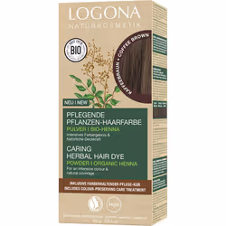LOGONA Herbal Hair Dye couleur de cheveux Marron 100 g - Vue supplémentaire 4