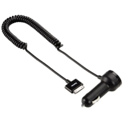 Hama Chargeur Allume-cigare pour Apple iPhone 3G/3GS/4/4S et iPod, Noir