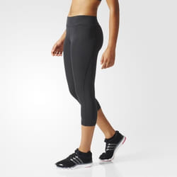 Legging 3-4 femme adidas Ultimate Fit - Noir - Coupe moulante - Tissu climalite®