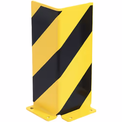 Butoir de protection BLACK BULL, profilé en L, h x l x p 400 x 148 x 160 mm, épaisseur parois 6 mm. Produit livré = monté. Fo ...