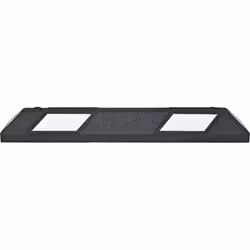 Délimitation de parking Park-AID®, L x l x h 900 x 150 x 100 mm, noir/blanc. Produit livré = prémonté, montage final à la cha ...