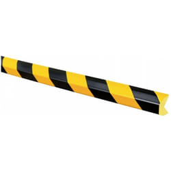 422.29.433 Protection des arêtes noir, jaune (l x l x h) 1000 x 35 x 40 mm - Moravia