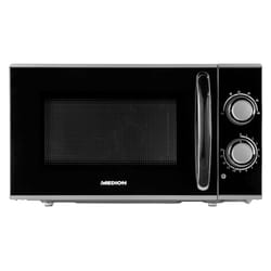 MEDION Four micro-ondes MD 15644 - Puissance 700 Watt - Capacité 17 litres - 6 niveaux de puissance - Fonction décongélation - Noir