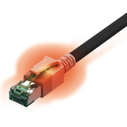 Sacon 442628,010 câble de réseau Noir 10 m Cat6a S/FTP (S-STP)