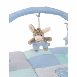 Sterntaler 9122000 gymnase et tapis d'éveil pour bébé Coton, Polyester Bleu, Vert Tapis de gymnastique pour bébé