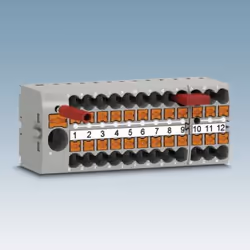Phoenix Contact PTFIX 6/6X2,5-NS35 BU bornier Bleu
