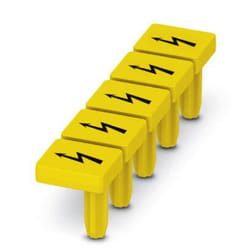 Phoenix Contact 1029563 étiquette auto-collante Noir, Jaune 10 pièce(s)
