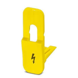 Phoenix Contact 1056086 Plaque de commutation et obturateur Jaune