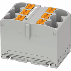 description Bloc de distribution, interne, tension nominale : 450 V, intensité nominale : 57 A, type de raccordement : connex ...