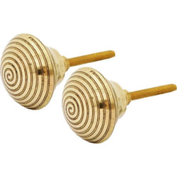 Tranquillo - Bouton de porte conique spirale (Lot de 2)