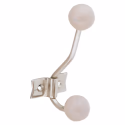 Tranquillo H211, Intérieure, Crochet universel, Argent, Blanc, Vitrocéramique, Métal, Vis, 50 mm