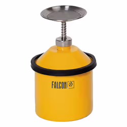 Bidon humecteur, tôle d'acier jaune, capacité 2,5 l. Produit livré = monté. Capacité = 2.5 l. Hauteur = 290 mm. Diamètre = 17 ...