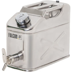 Récipient de collecte avec robinet doseur, inox, - Falcon