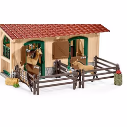schleich Farm World Ecurie + Chevaux - Vue supplémentaire 13
