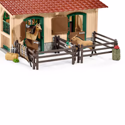 schleich Farm World Ecurie + Chevaux - Vue supplémentaire 4