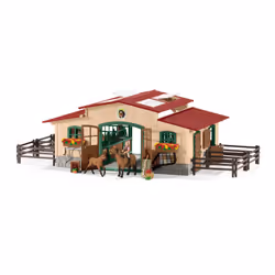 schleich Farm World Ecurie + Chevaux - Vue supplémentaire 9