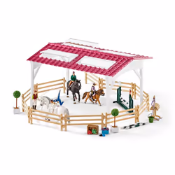 schleich HORSE CLUB École d'équitation avec cavalière et chevaux