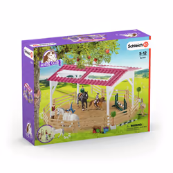 schleich HORSE CLUB École d'équitation avec cavalière et chevaux