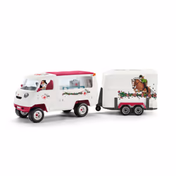 schleich HORSE CLUB Vétérinaire Mobile avec Poulain Hanovrien, 5 an(s), Multicolore, Plastique