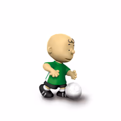 schleich Charlie Brown Footballeur, 3 an(s), Blanc, Plastique