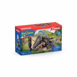 schleich Kit de dinosaures avec grotte, 4 an(s), Multicolore, Plastique