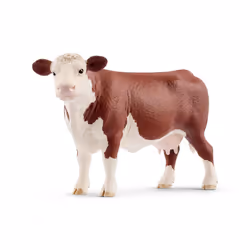 schleich Farm World Vache Hereford, 3 an(s), Multicolore, Plastique, 1 pièce(s)