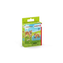 schleich Mère et chiot Shiba Inu