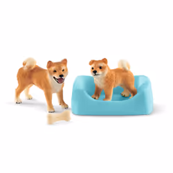 schleich Mère et chiot Shiba Inu - Vue supplémentaire 2