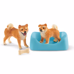 schleich Mère et chiot Shiba Inu - Vue supplémentaire 6