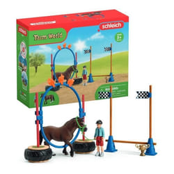 schleich Farm World Course d'agility pour poney