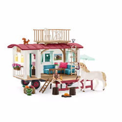 schleich HORSE CLUB Caravane pour les rencontres secrètes du club
