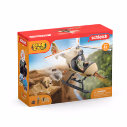 schleich WILD LIFE Hélicoptère pour sauvetage d'animaux