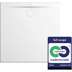 Superplan zero 1560-1, Receveurs de douche, 120x120cm, - Kaldewei