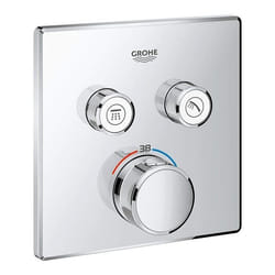 Thermostatique - GROHE - Grohtherm SmartControl - Chrome - 2 sorties - Régulation quasi-instantanée