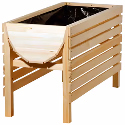 Dobar 58196e Lit de plantation Bois Rectangle