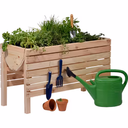 Dobar 58196e Lit de plantation Bois Rectangle