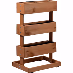 Dobar 58525e Lit de plantation Marron Rectangle
