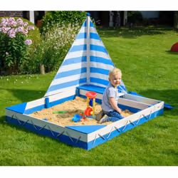 Design Maritime Élégant Le bac à sable dobar Navire Maritime allie esthétique marine et fonctionnalité avec son design bleu e ...