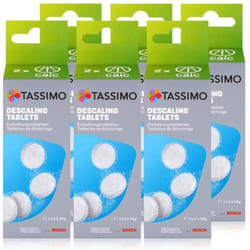 Bosch - Lot de 6 boîtes de détartrant (24 tablettes x18 g) pour Cafetière, Expresso b/s/h 003119096