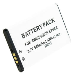 Batterie - SWISSVOICE - SV2040 - Lithium Ion - 1000 mAh - Compatible EPURE FULLECO DUO