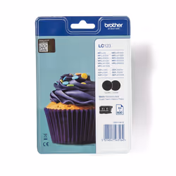 Brother LC-123BK, 600 pages, 600 pages, 1 pièce(s), Multi pack