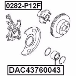 FEBEST DAC43760043 non classé