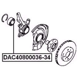 FEBEST DAC40800036-34 non classé