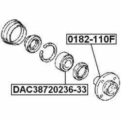 FEBEST DAC38720236-33 non classé