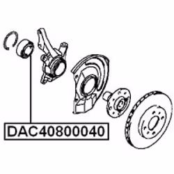 FEBEST DAC40800040 non classé