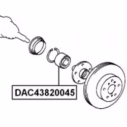 FEBEST DAC43820045 non classé