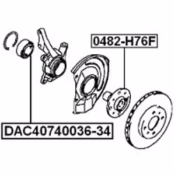 FEBEST DAC40740036-34 non classé